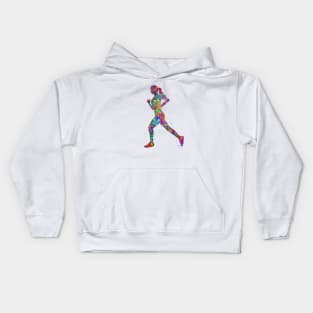 Runner girl Kids Hoodie